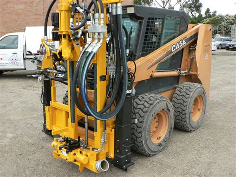 air drill for skid steer|skid steer rock drill attachments.